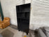 Eclipse Bookcase Matt black finish oak timber