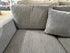Paloma RHF chaise lounge inc ottoman and scatters in Steel Grey