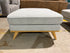 Talia Ottoman Lounge in Light Grey