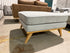 Talia Ottoman Lounge in Light Grey