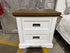 Hamptons bedside chest two tone finish