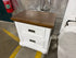 Hamptons bedside chest two tone finish