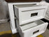 Hamptons bedside chest two tone finish