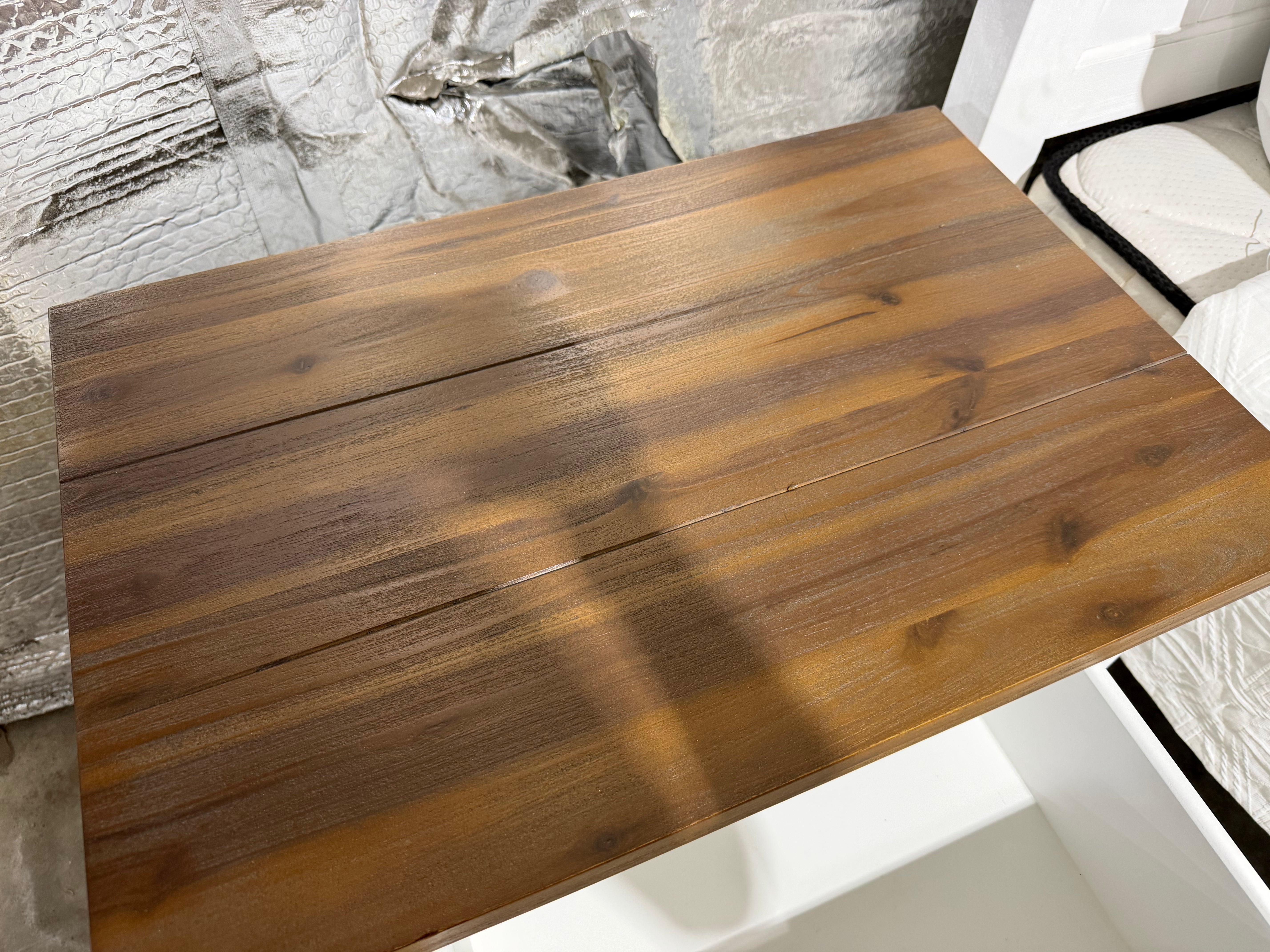 Hamptons bedside chest two tone finish