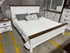 Hamptons King Size Bed in two tone finish