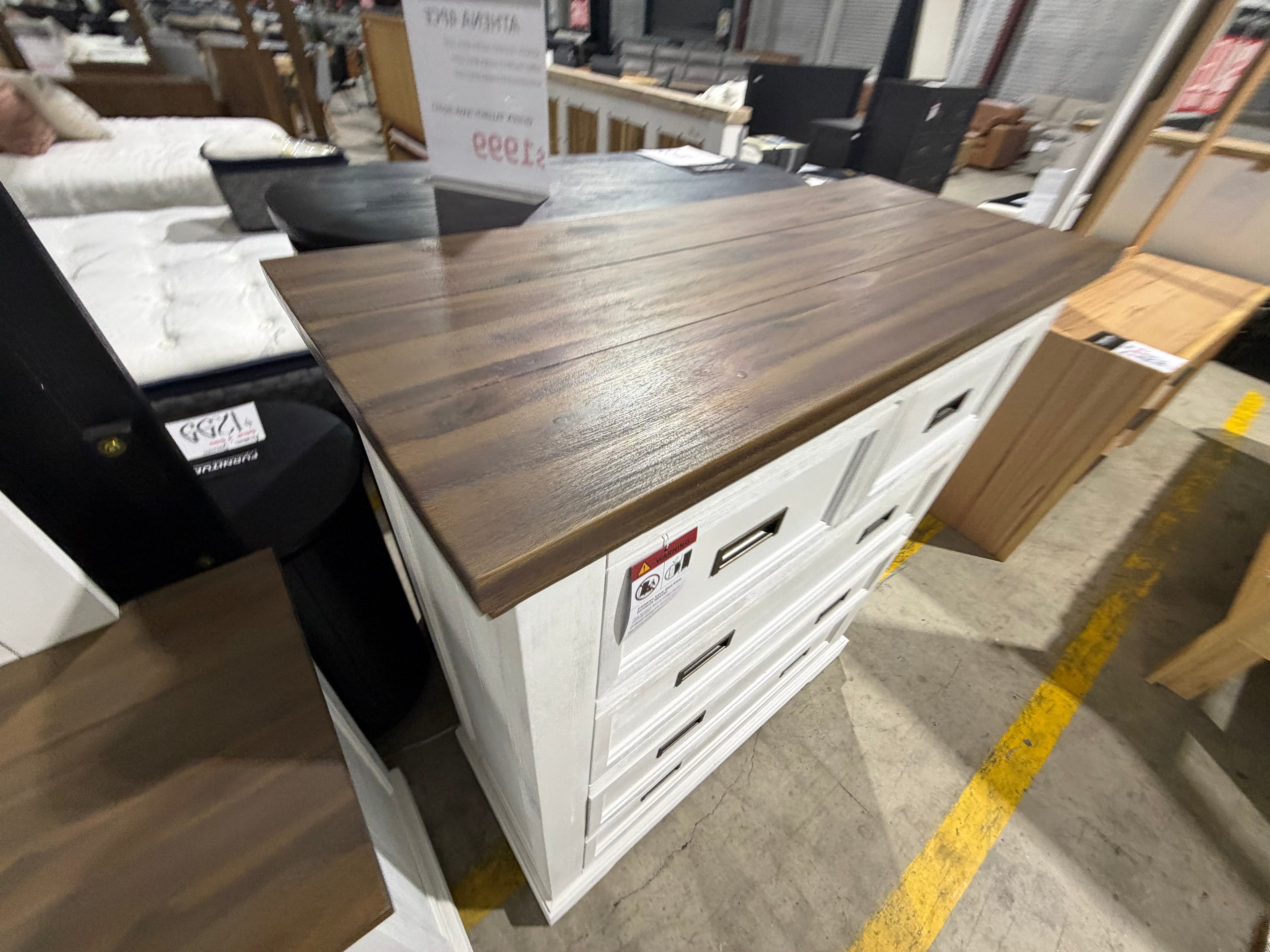 Hamptons Tall boy Two tone Finish