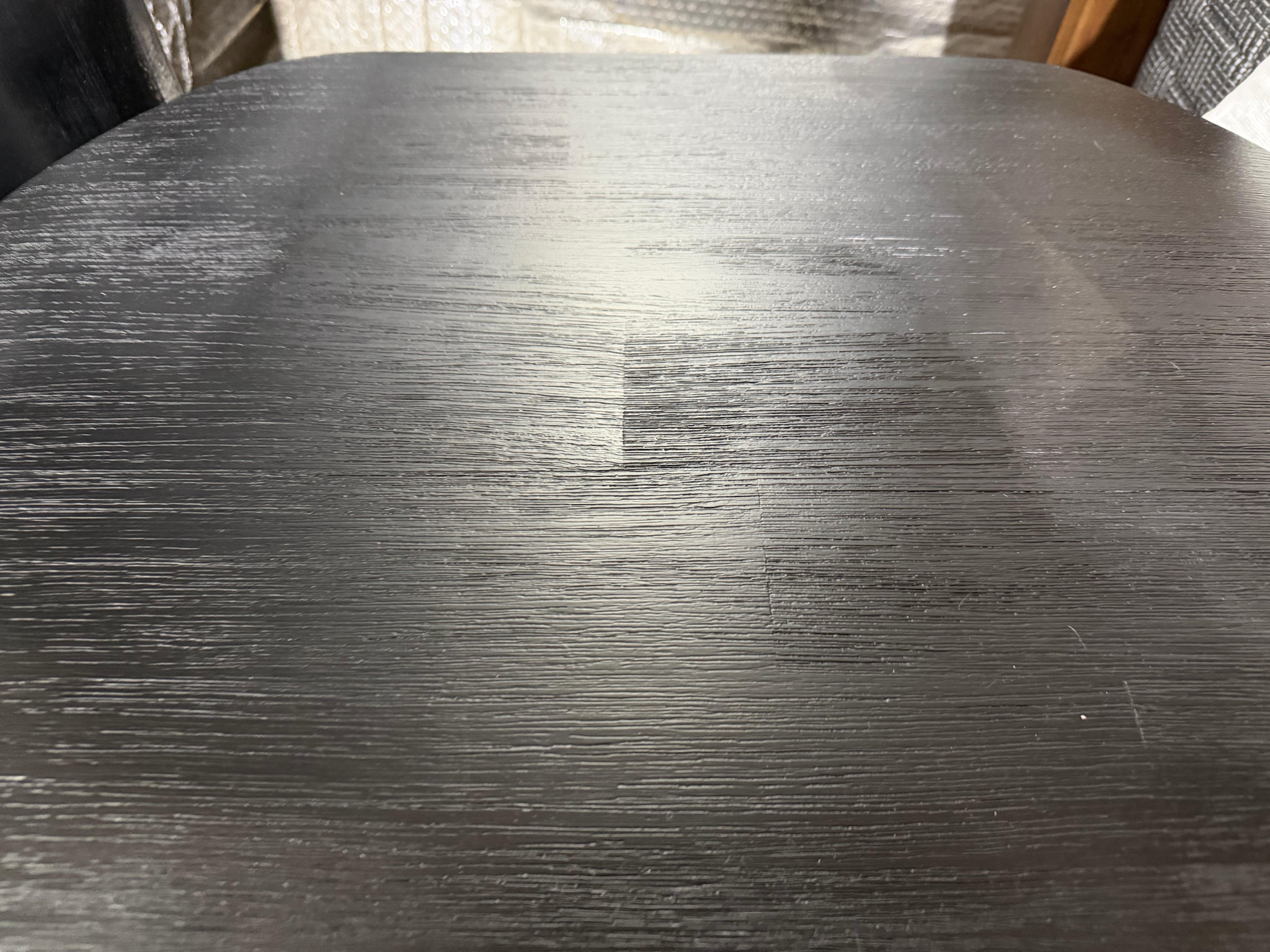 Athena ripple bed side chest in shadow black finish