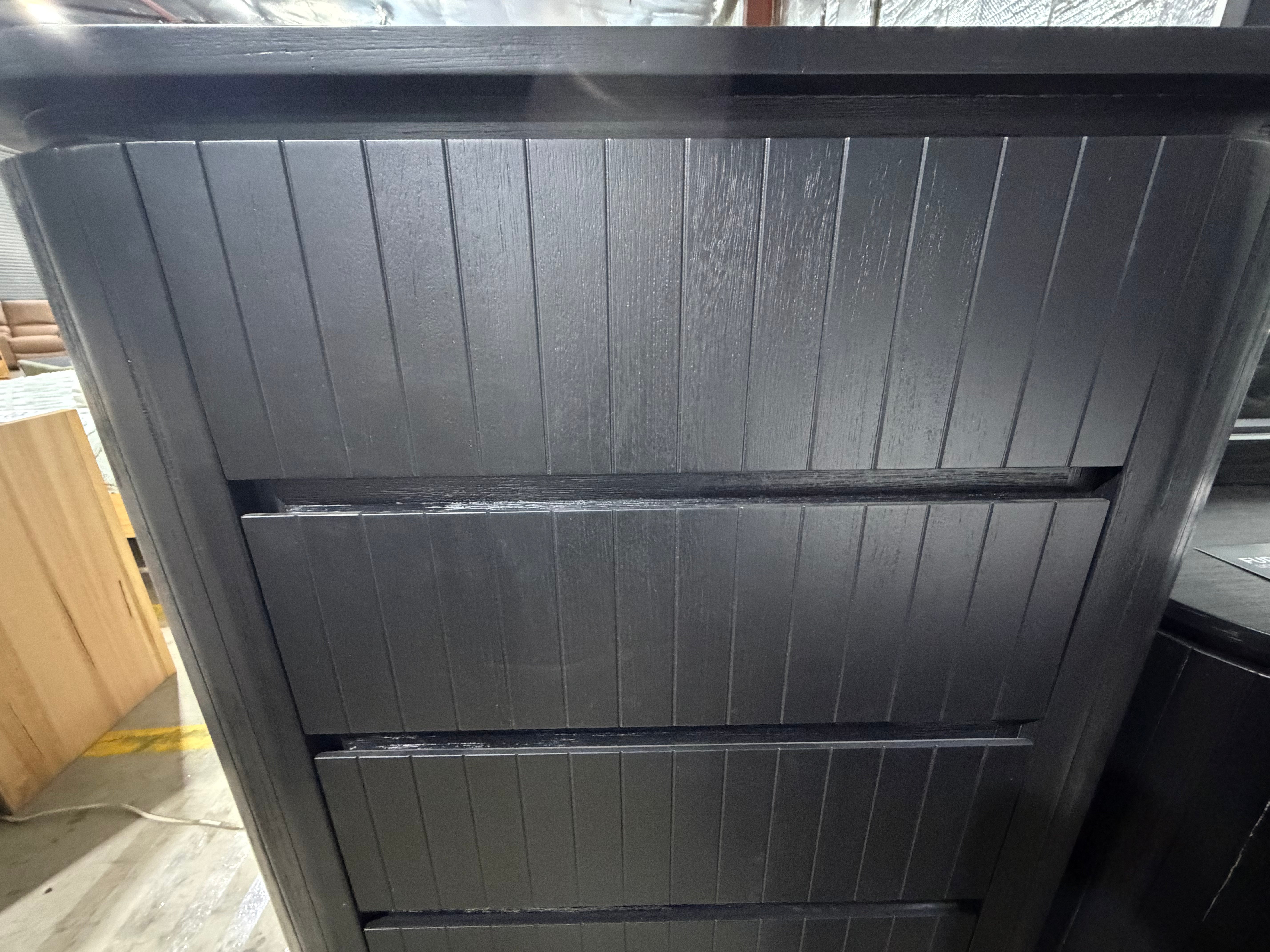 Athena ripple Tallboy in shadow Black