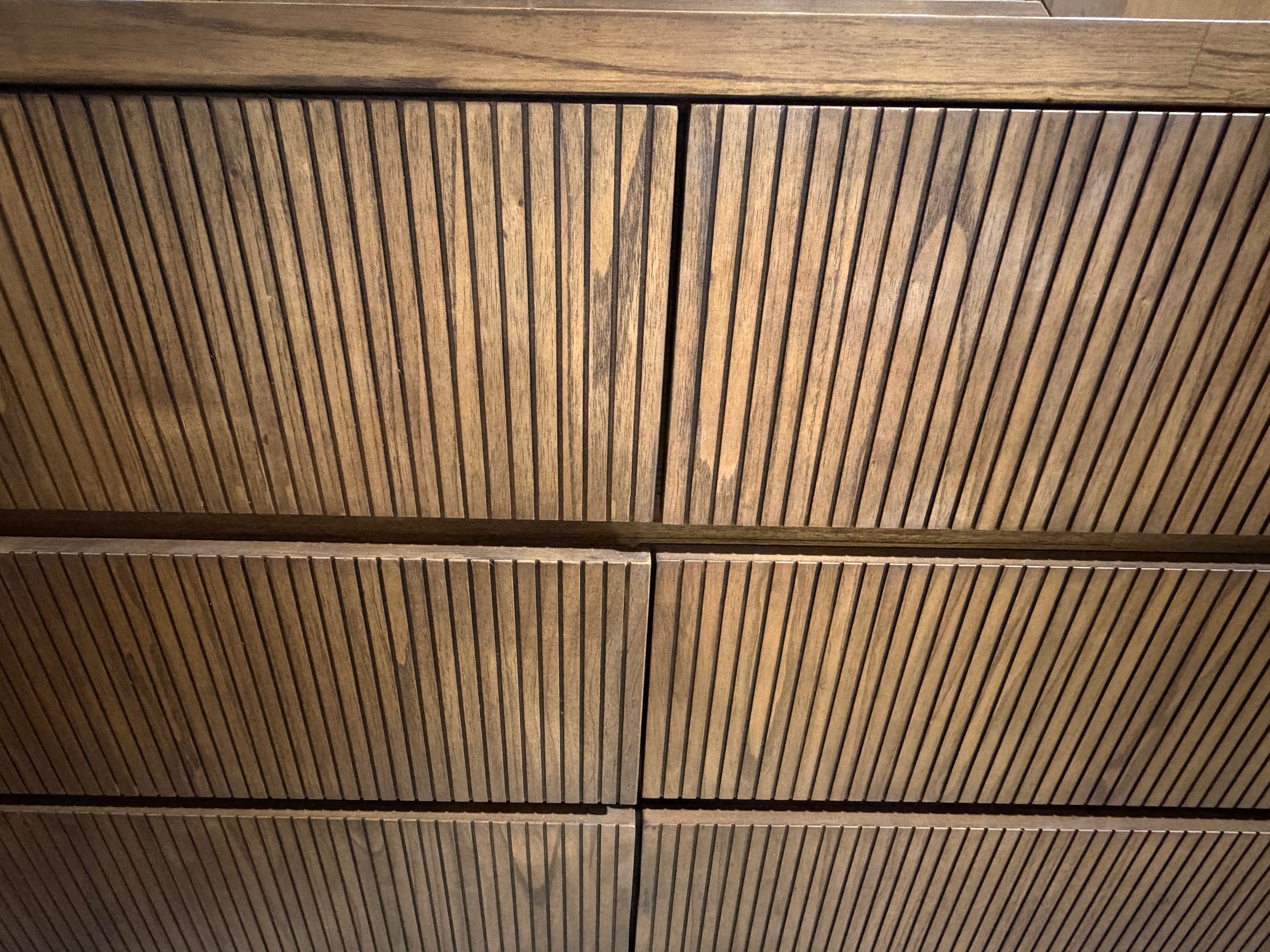 Flinders dressing table inc mirros in Pecan finish