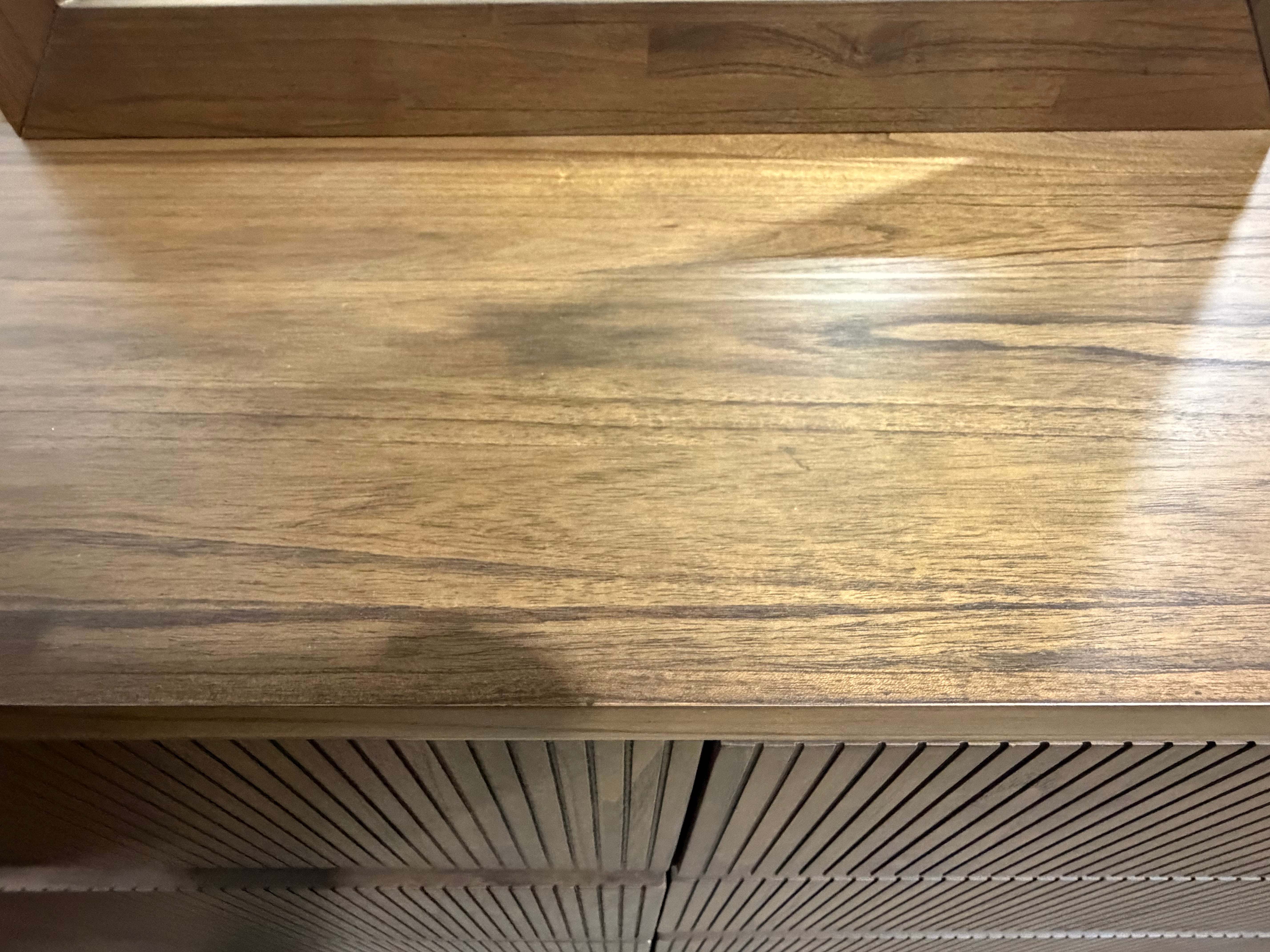 Flinders dressing table inc mirros in Pecan finish