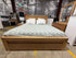 Ontario King size bed with draws in messmate timber