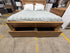 Ontario King size bed with draws in messmate timber