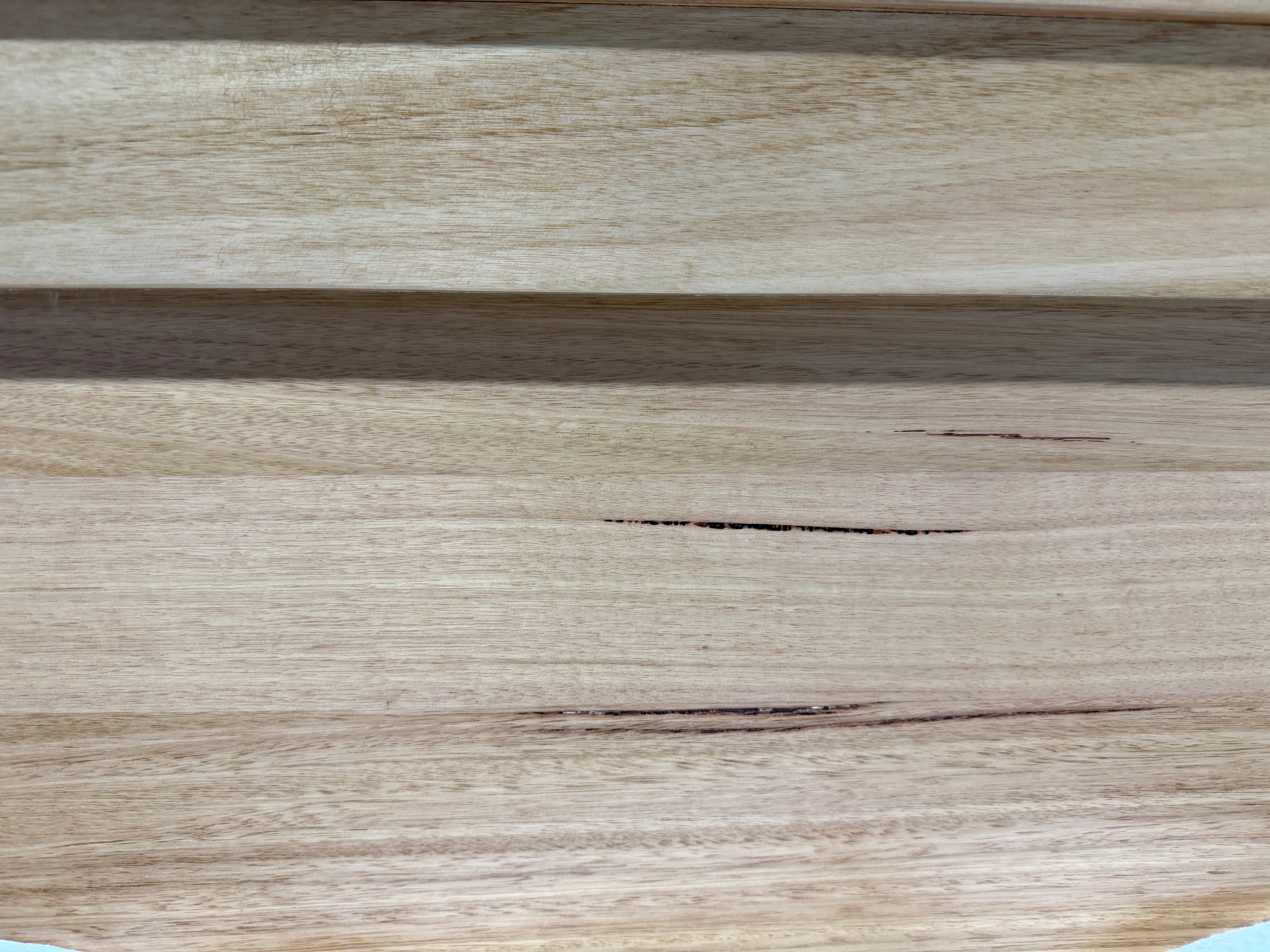 Ontario King size bed with draws in messmate timber