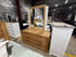 Ontario dressing table with mirror in messmate timber