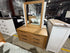 Ontario dressing table with mirror in messmate timber