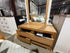 Ontario dressing table with mirror in messmate timber