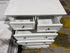 Cardona Tallboy chest in white finish (w/worth)