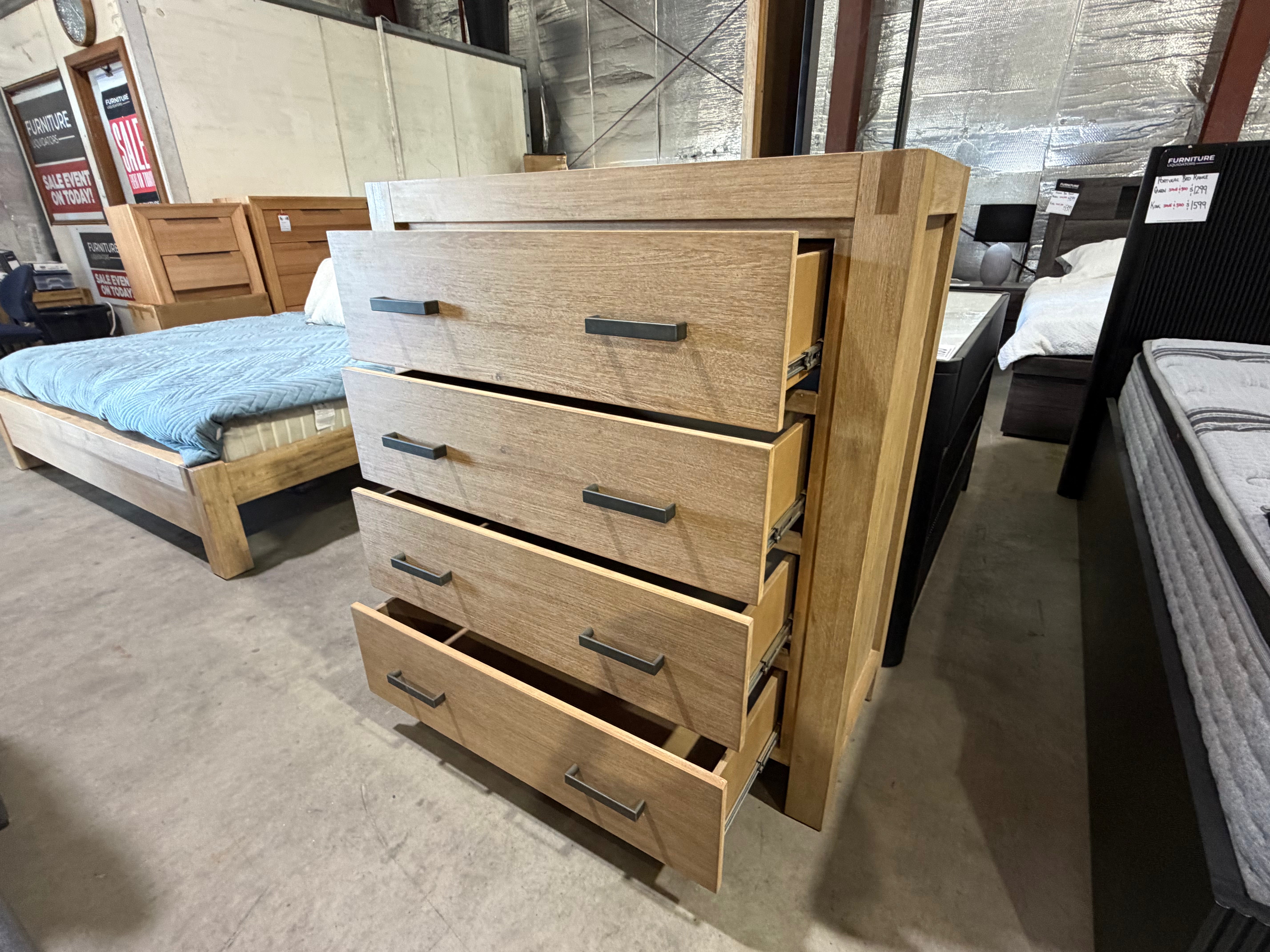 Crystalbrook Tallboy in acacia timber
