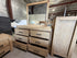 Crystalbrook dressing table inc mirror in acacia timber