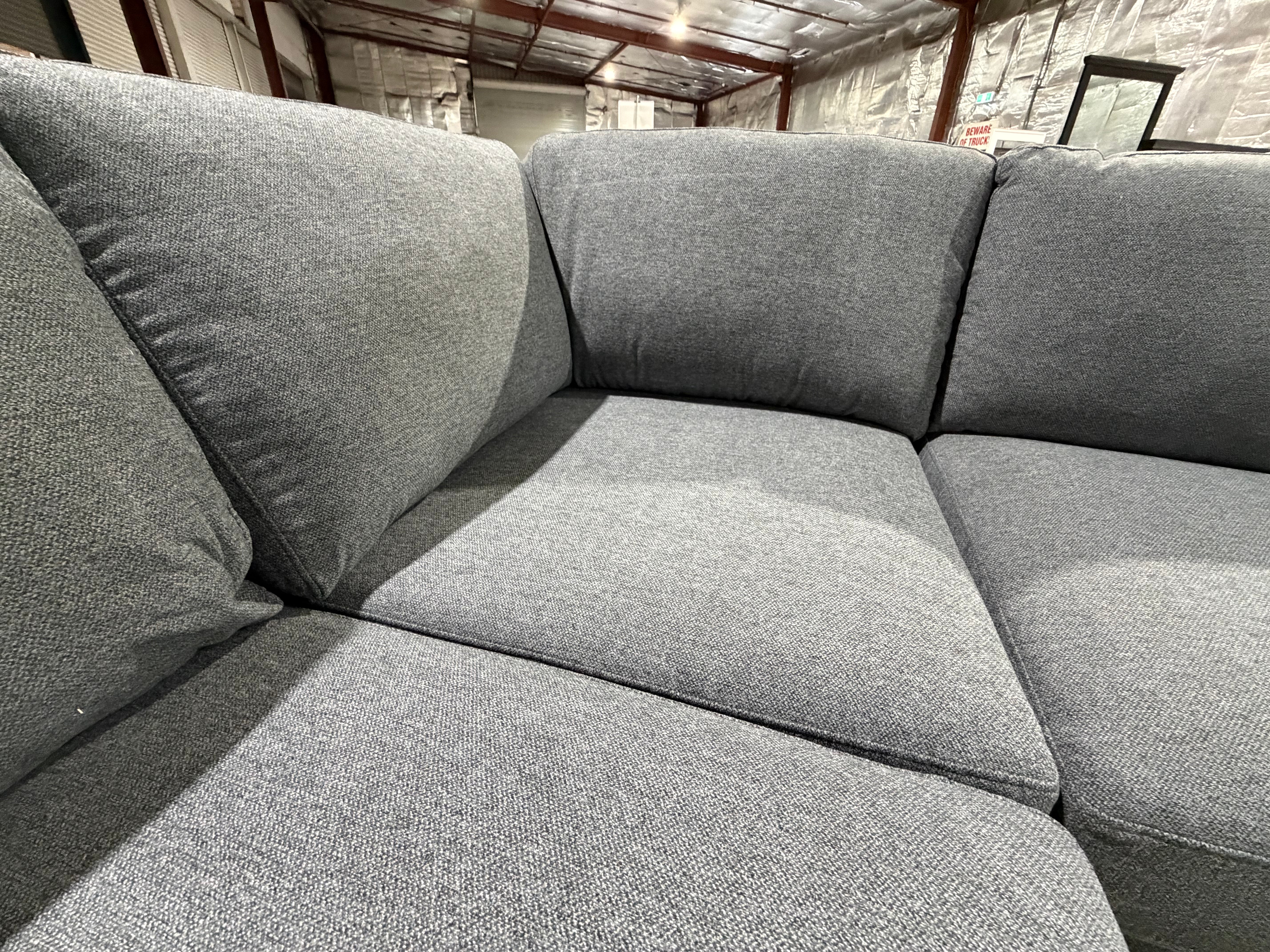 Marlow LHF chaise lounge Dark Grey