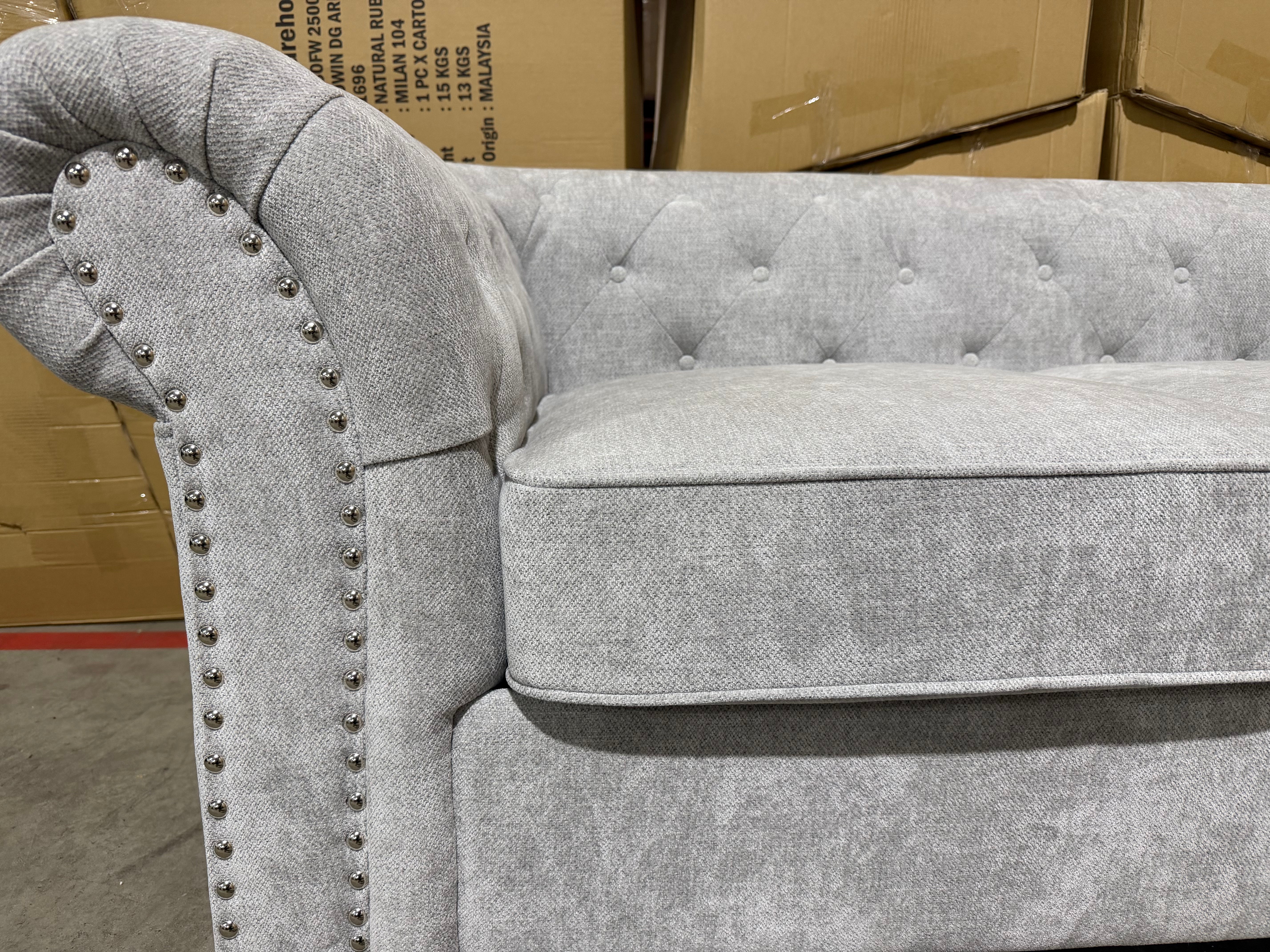Jester 3 Seater Sofa in Super Glamour Fifty Shades