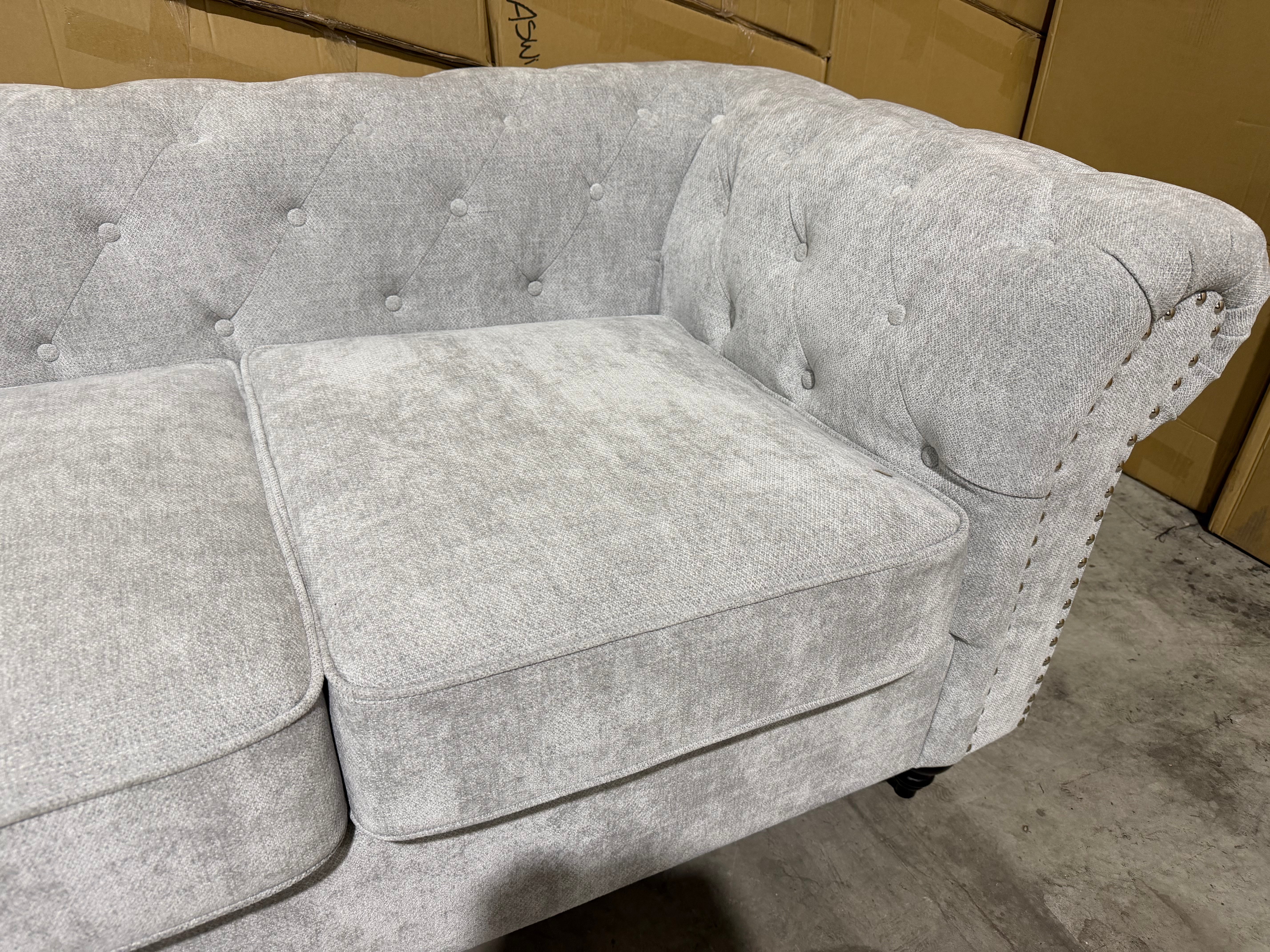 Jester 3 Seater Sofa in Super Glamour Fifty Shades
