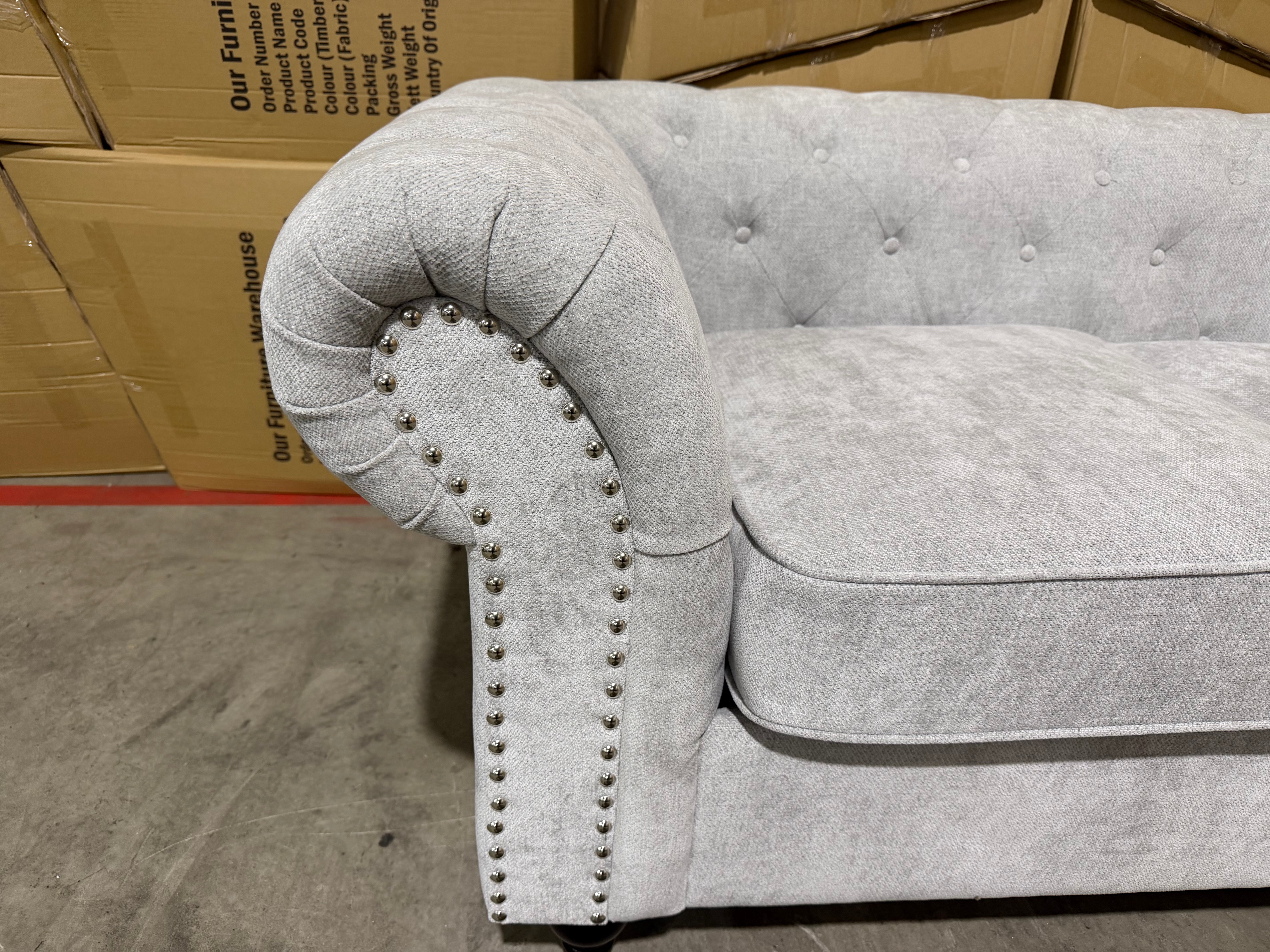 Jester 2 Seater Sofa In Super Glamour Fifty Shades