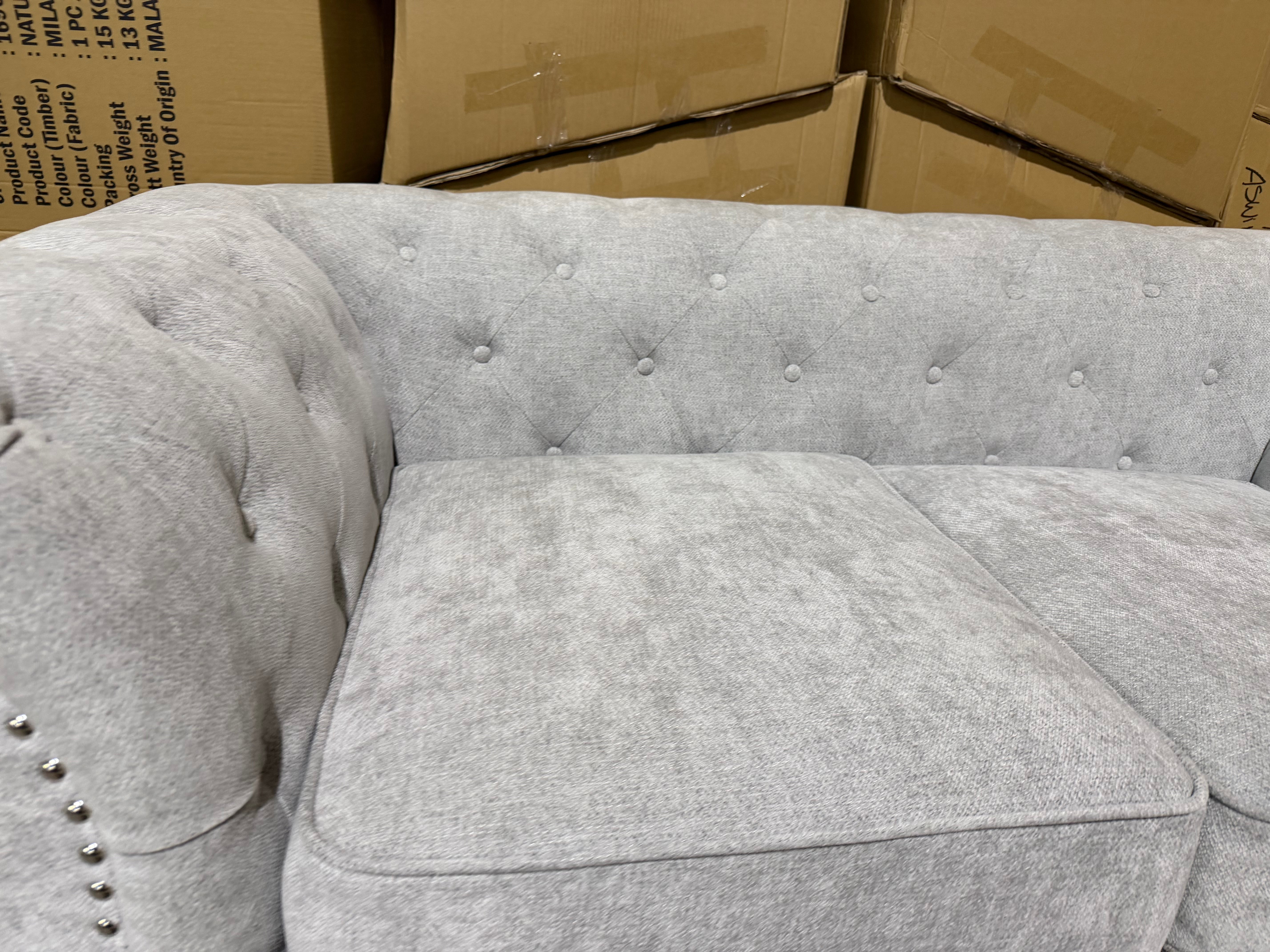 Jester 2 Seater Sofa In Super Glamour Fifty Shades