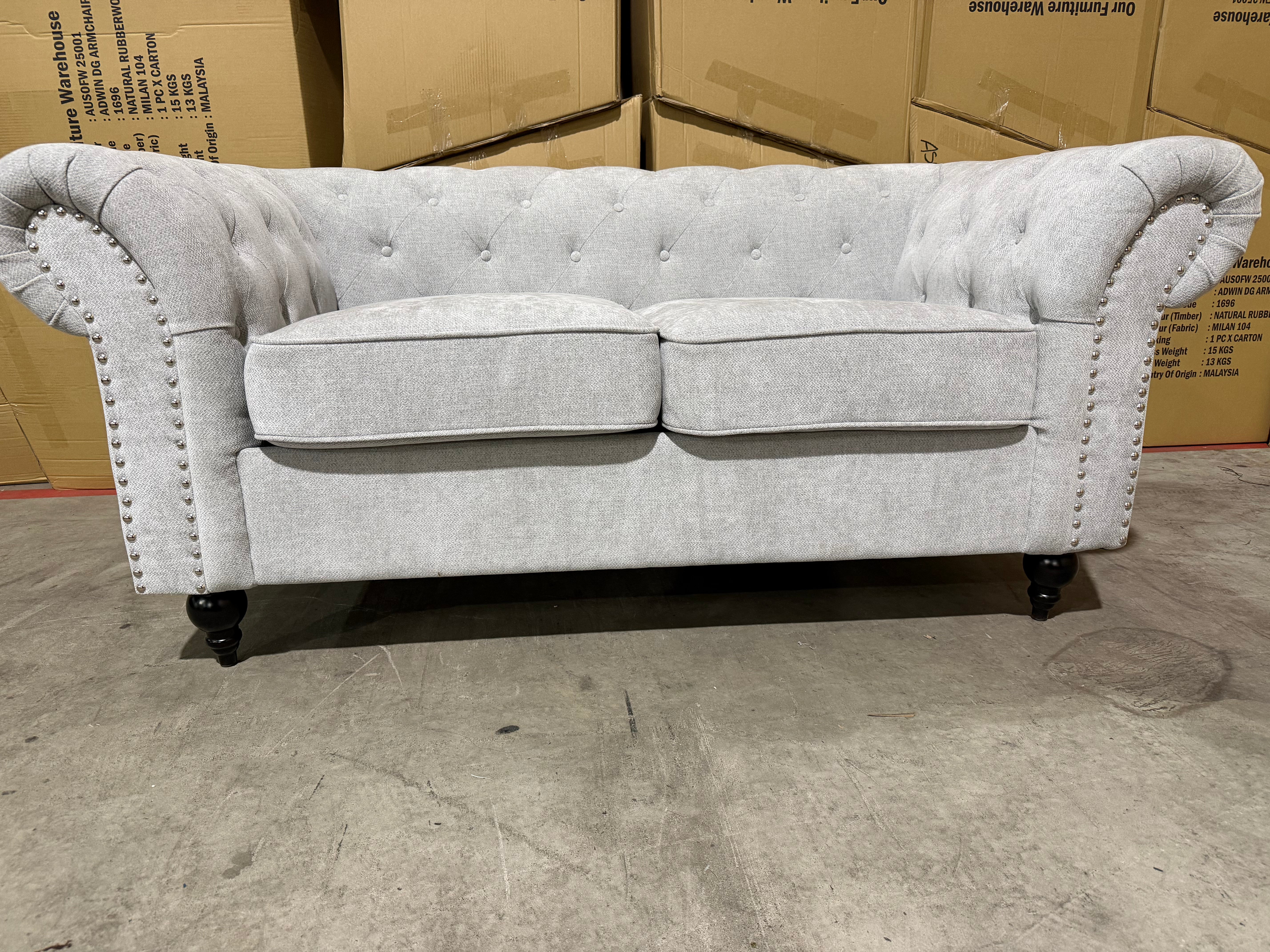 Jester 2 Seater Sofa In Super Glamour Fifty Shades