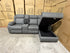 Lola RHF Chaise Lounge With Recliner In Soft Rhino Dark Grey