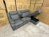 Lola RHF Chaise Lounge With Recliner In Soft Rhino Dark Grey