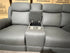 Lola RHF Chaise Lounge With Recliner In Soft Rhino Dark Grey