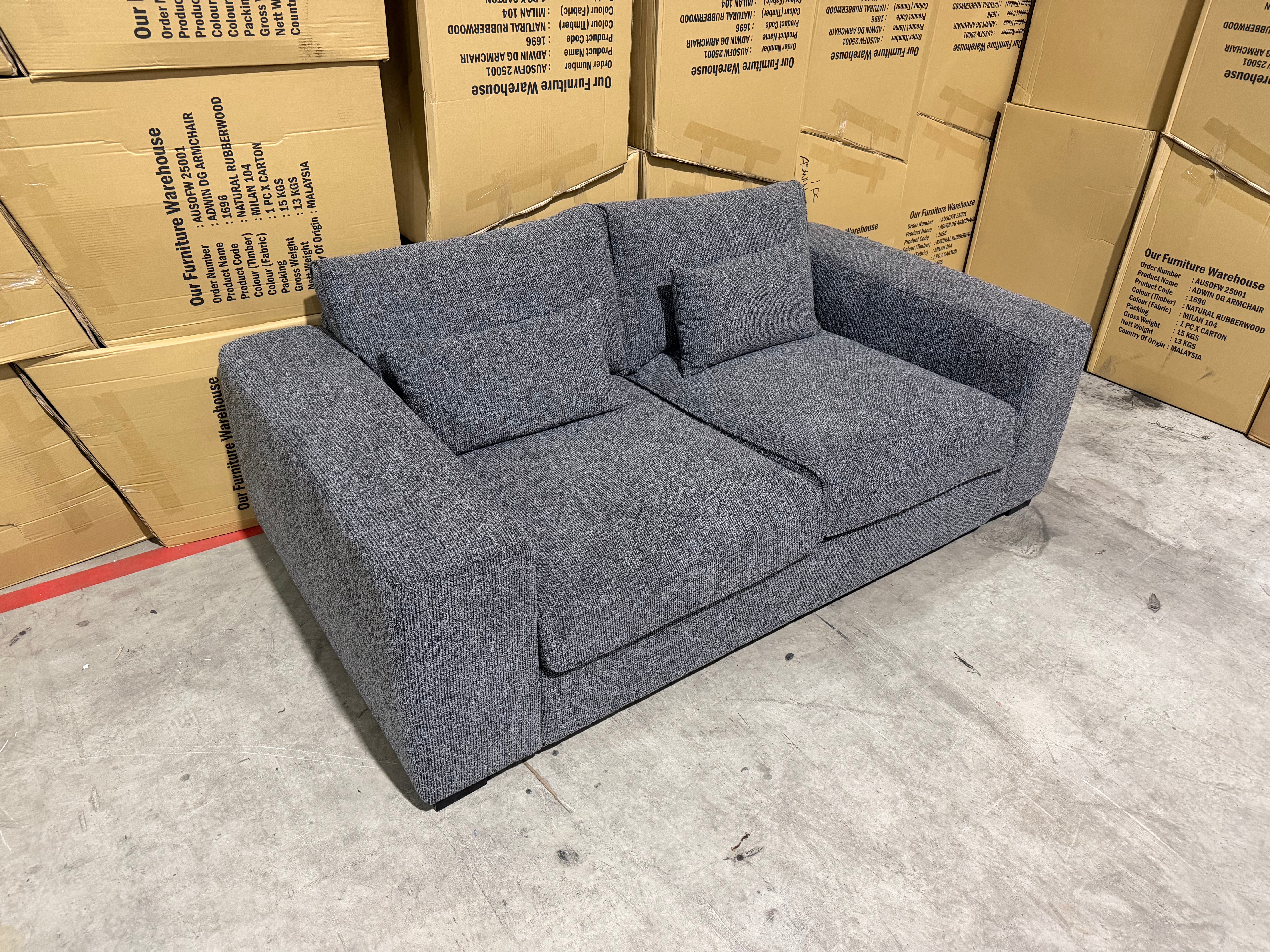 Marcell 2 Seater Sofa Graphite