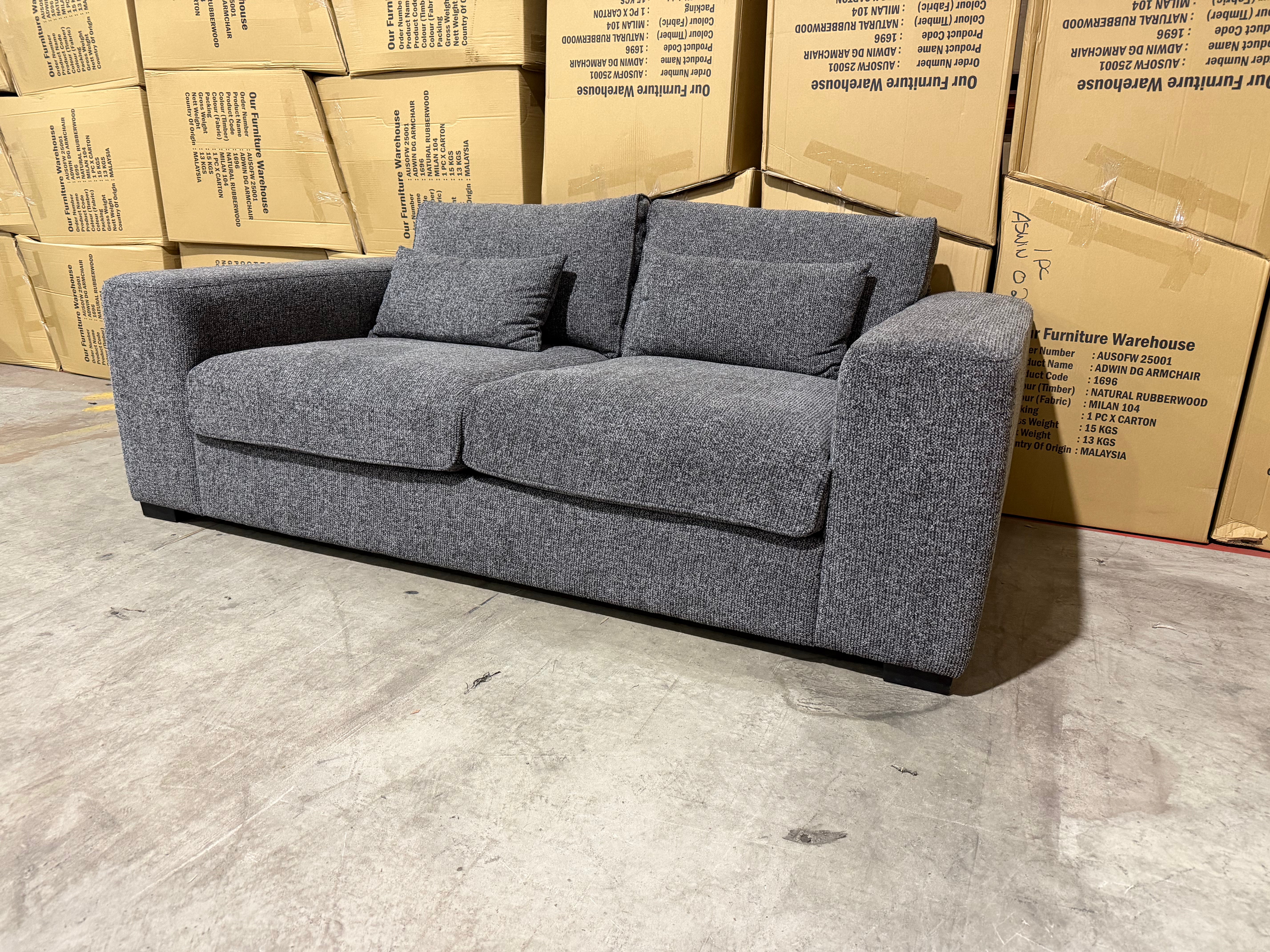 Marcell 2 Seater Sofa Graphite
