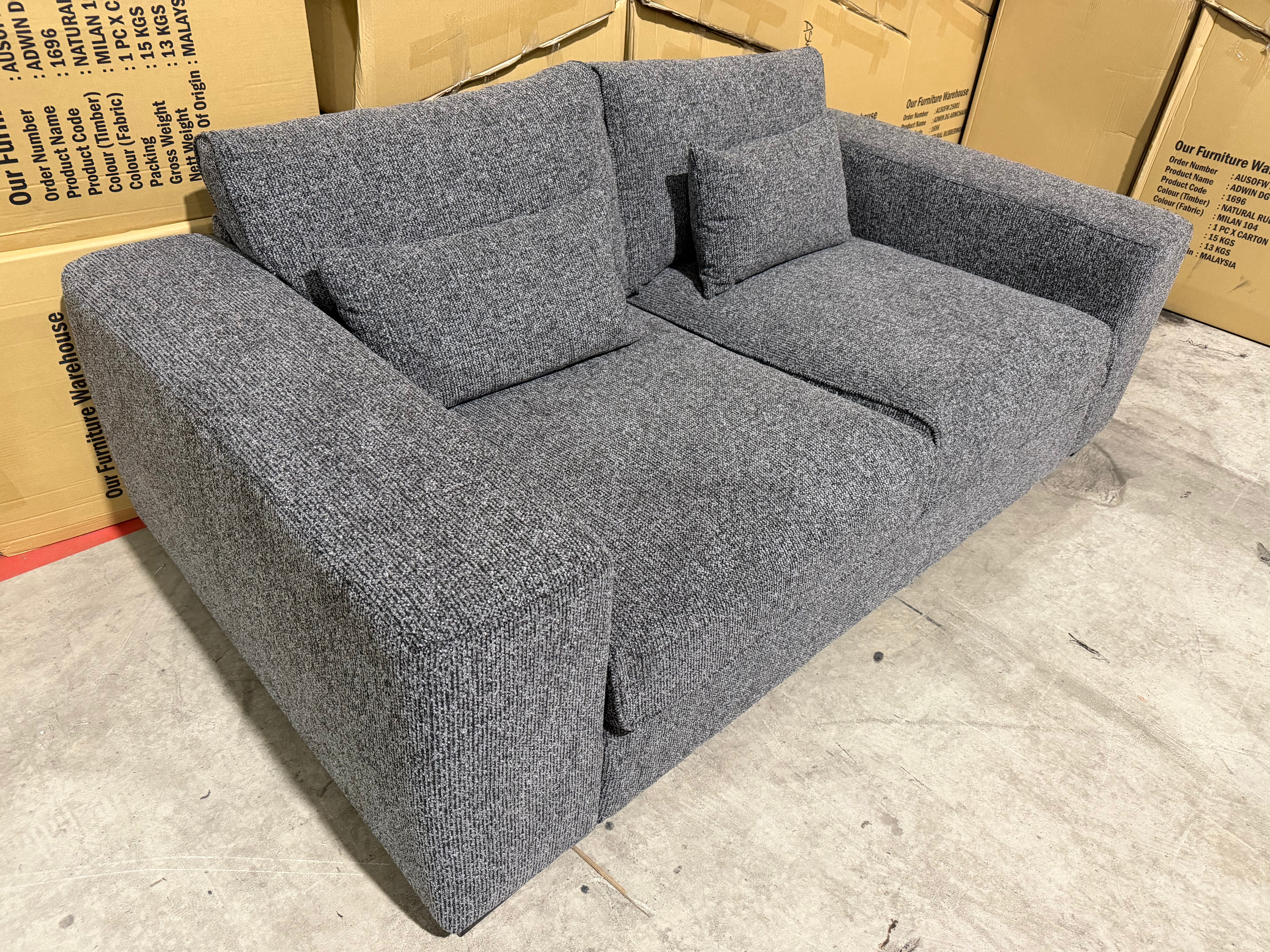 Marcell 2 Seater Sofa Graphite