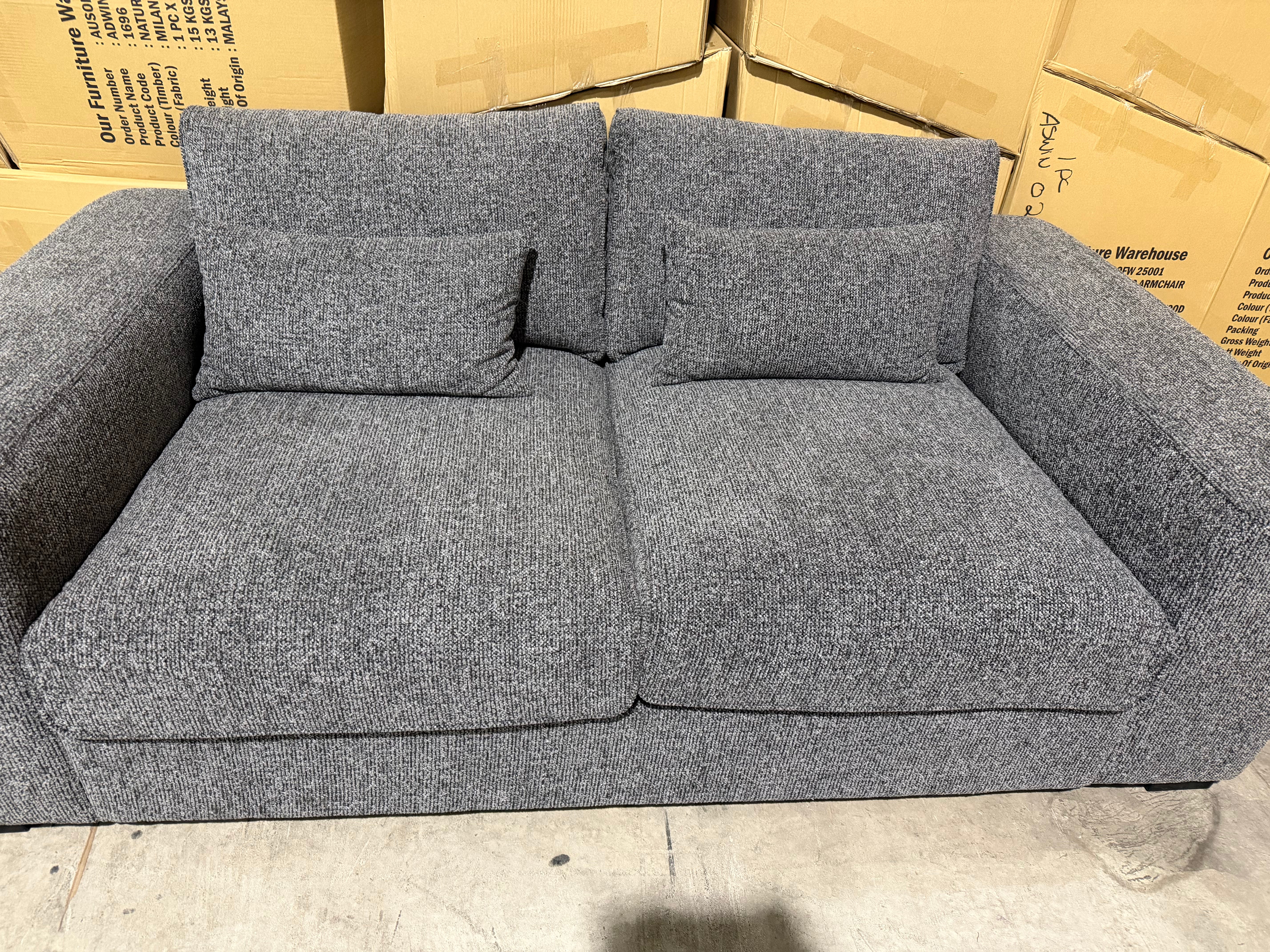 Marcell 2 Seater Sofa Graphite