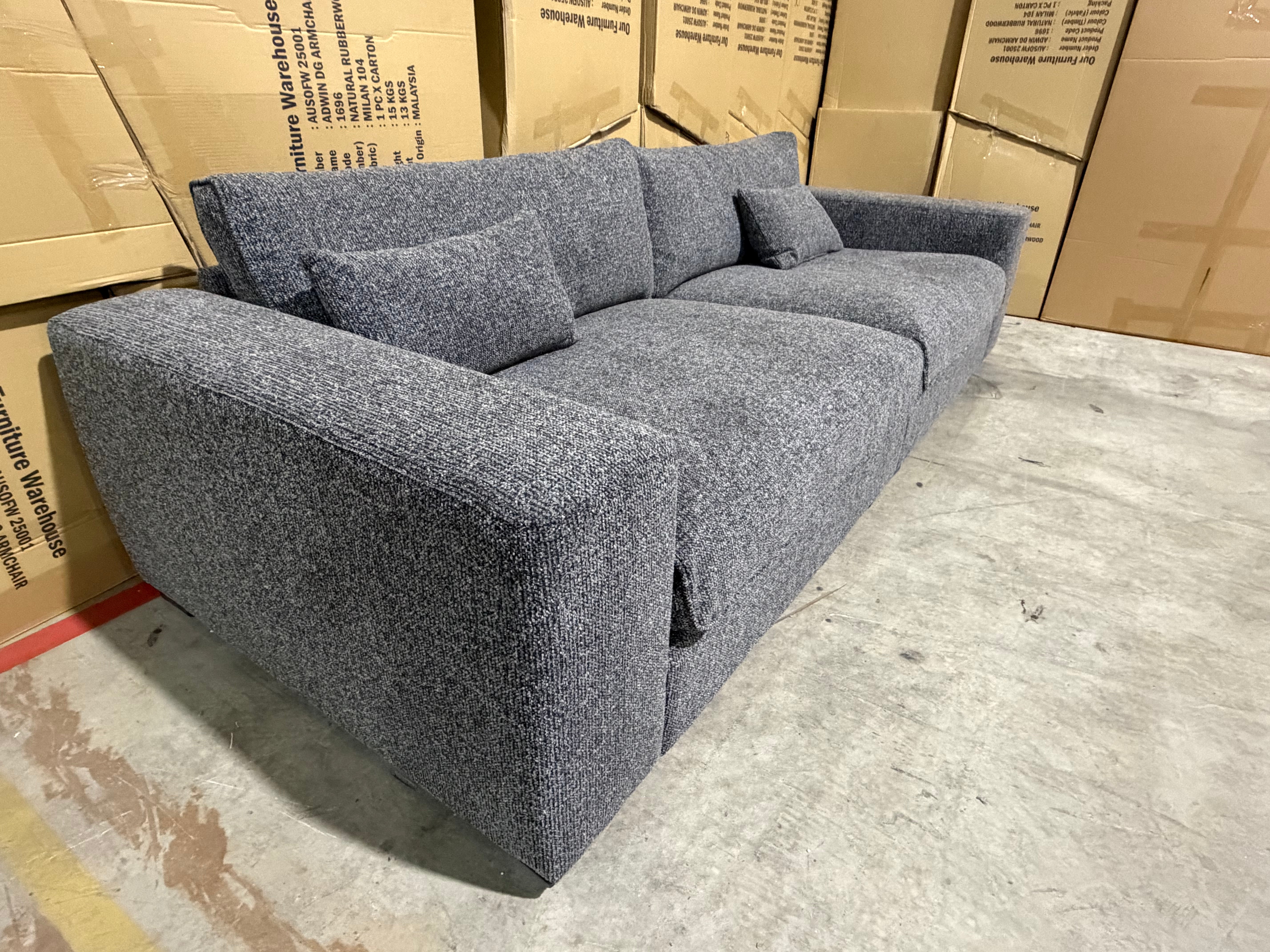 Marcell 4 Seater Sofa in Graphite