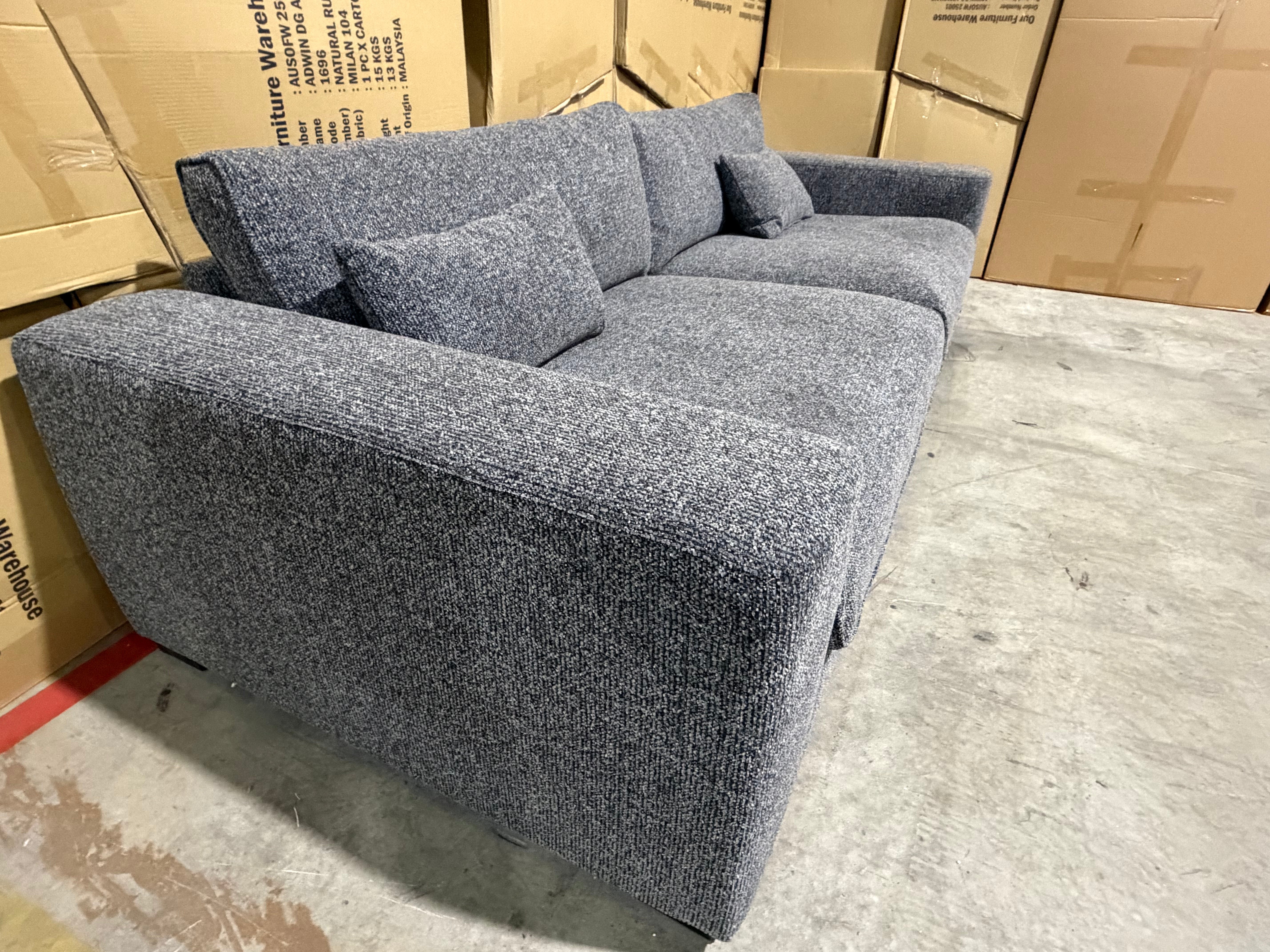 Marcell 4 Seater Sofa in Graphite