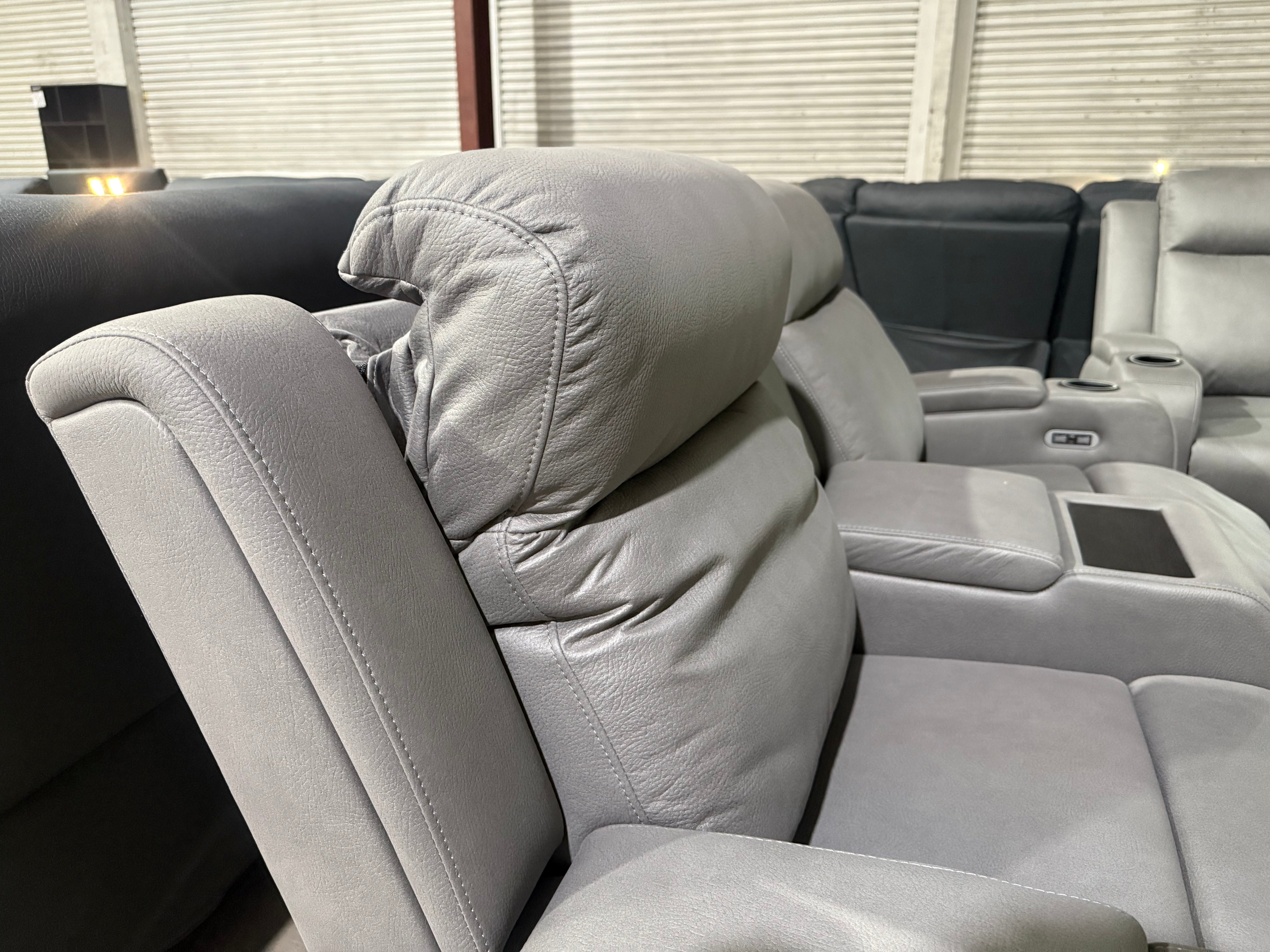 Cleo 3+2 Electric Recliner Package Gunmetal