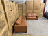 Abbie 3+2 Full Leather Lounge Tan Colour