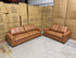 Abbie 3+2 Full Leather Lounge Tan Colour