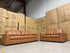 Abbie 3+2 Full Leather Lounge Tan Colour