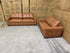 Abbie 3+2 Full Leather Lounge Tan Colour