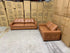 Abbie 3+2 Full Leather Lounge Tan Colour