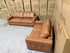 Abbie 3+2 Full Leather Lounge Tan Colour
