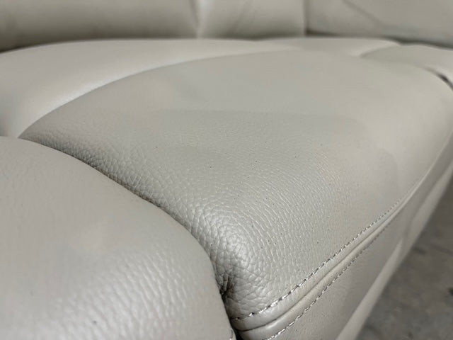 Barrett 3 Piece Leather Recliner Package In Grey
