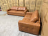 Abbie 3+2 Full Leather Lounge Tan Colour