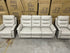 Barrett 3 Piece Leather Recliner Package In Grey