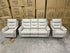 Barrett 3 Piece Leather Recliner Package In Grey