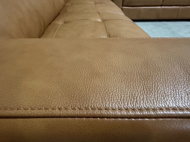 Abbie 3+2 Full Leather Lounge Tan Colour